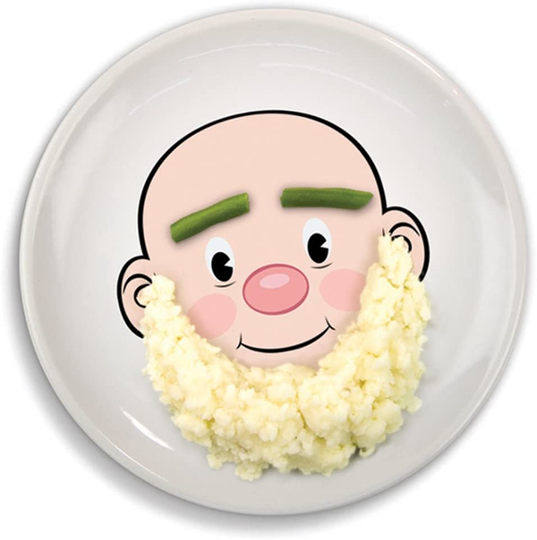 Mr. Food Face Dinner Plate