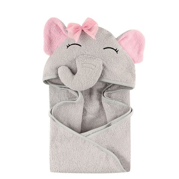 Unisex Baby Animal Face Hooded Towel