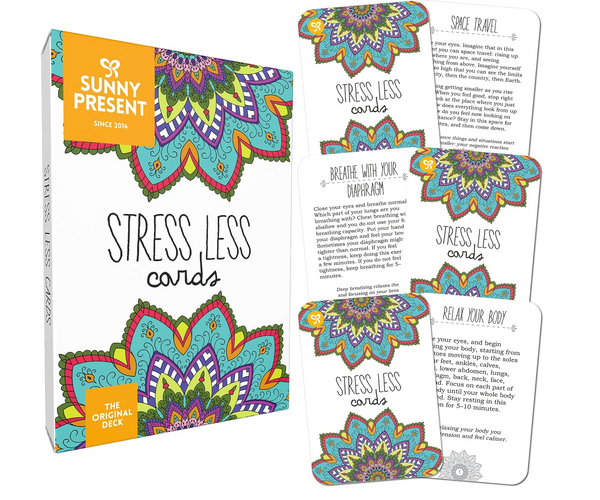 Stress Less Anxiety Cards