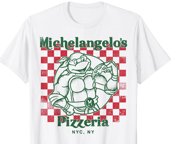 Michaelangelo's Pizza Shirt
