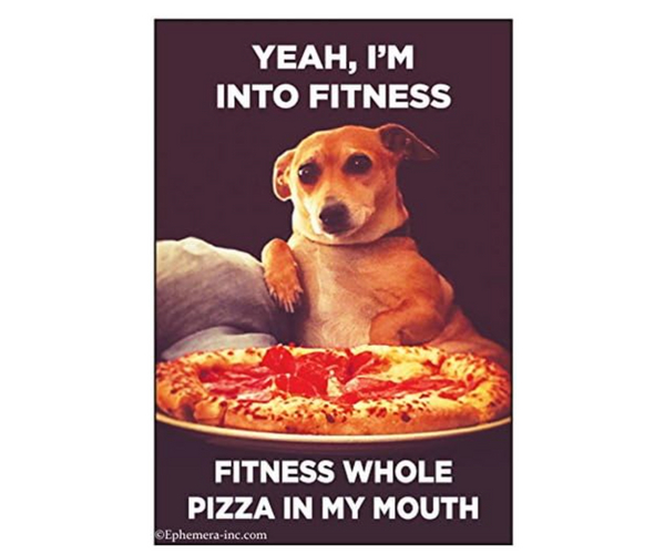 Yeah I'm Into Fitness Funny Magnet