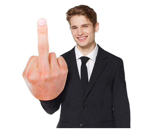 Giant Middle Finger