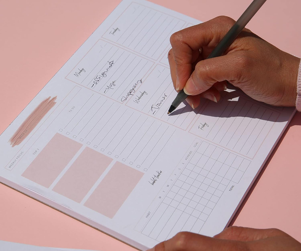 Tear Off Weekly Planner Notepad
