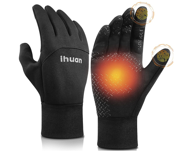 Heated Gloves with Touchscreen Pads