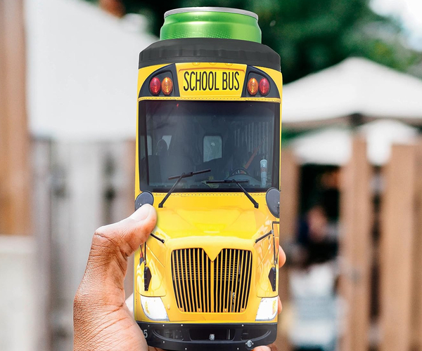 School Bus Can Sleeve