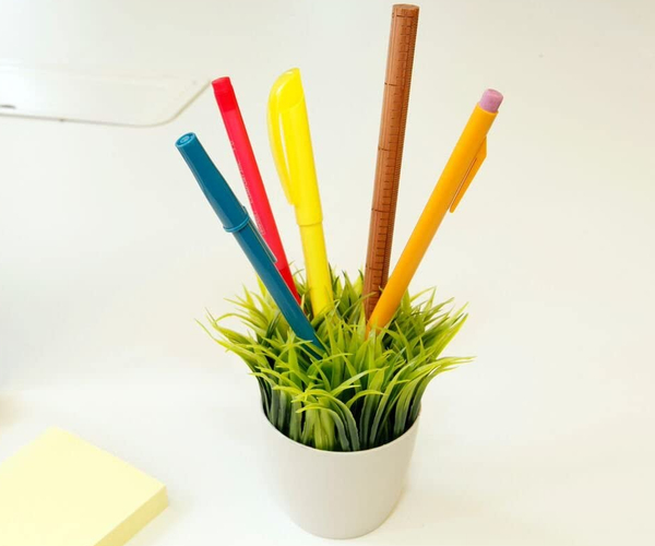 Potted Pen Stand