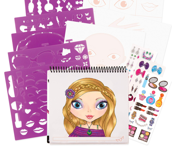Fashion Angels Makeup & Hair Design Sketch Portfolio