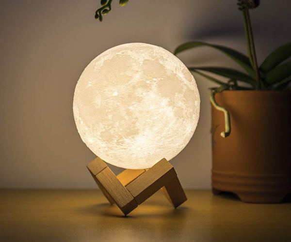Rechargeable 3D Moon Lamp