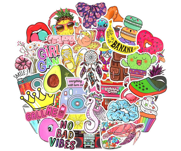 VSCO Girl Style Sticker Set