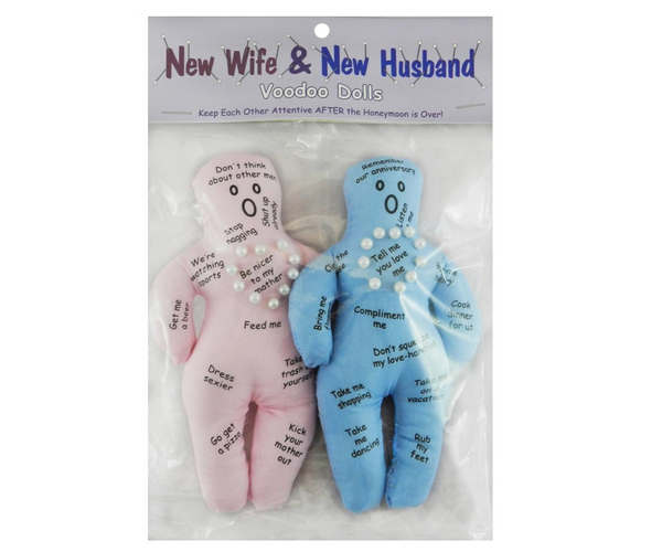 New Wife and New Husband Voodoo Dolls