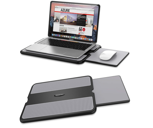 Extendable Portable Lap Desk with Heat Shield