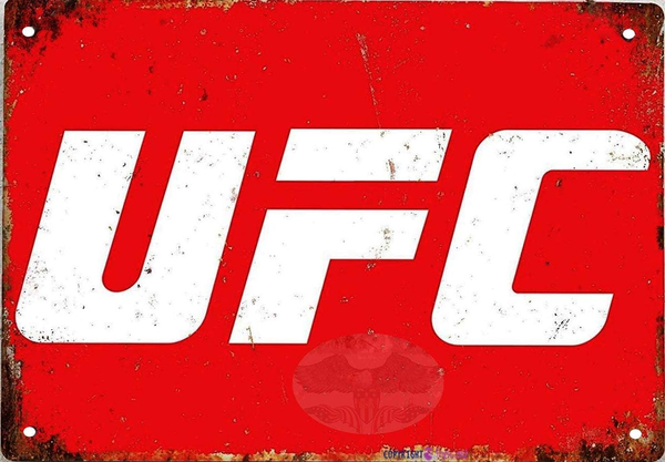 Retro Metal UFC Sign