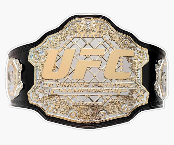 UFC Belt Vinyl Sticker