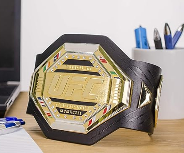 UFC Legacy Belt Desk Plaque