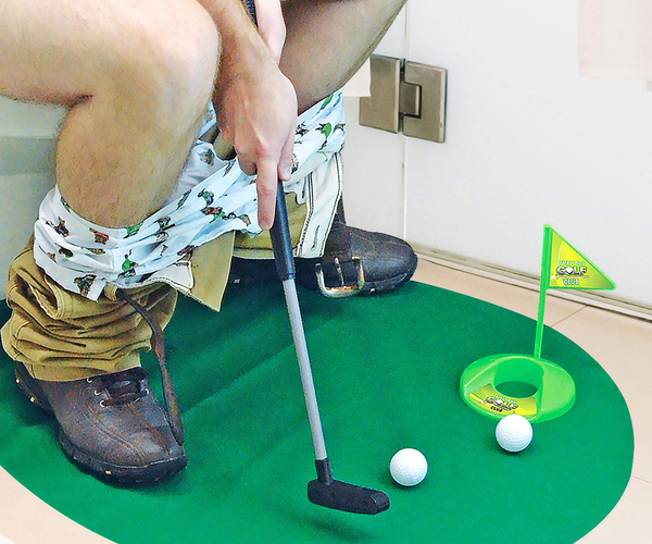 Potty Putter Toilet Time Golf Game