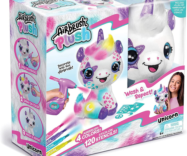Airbrush Plush Unicorn