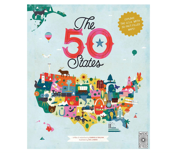 The 50 States Fact-Filled Map Book