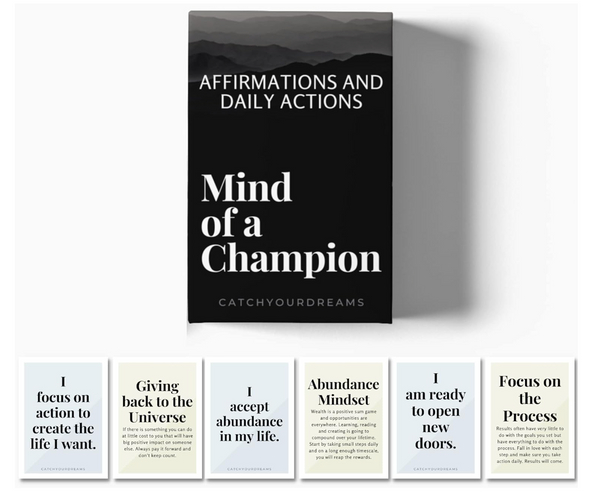 Mind of a Champion Affirmation Cards