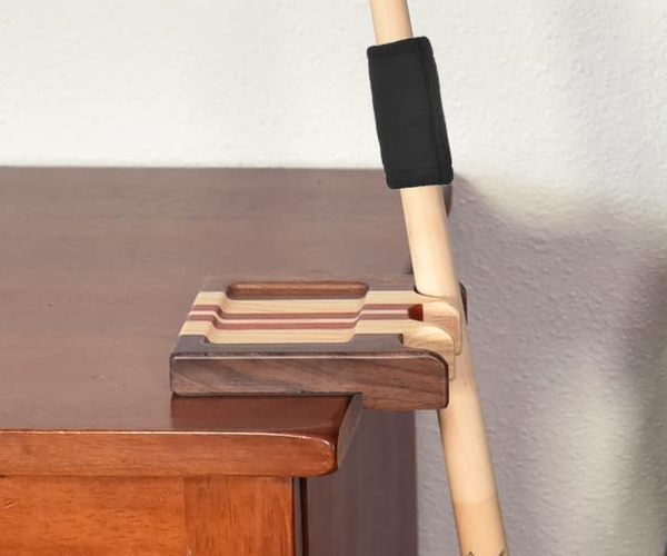 Wood Pool Stick Holder