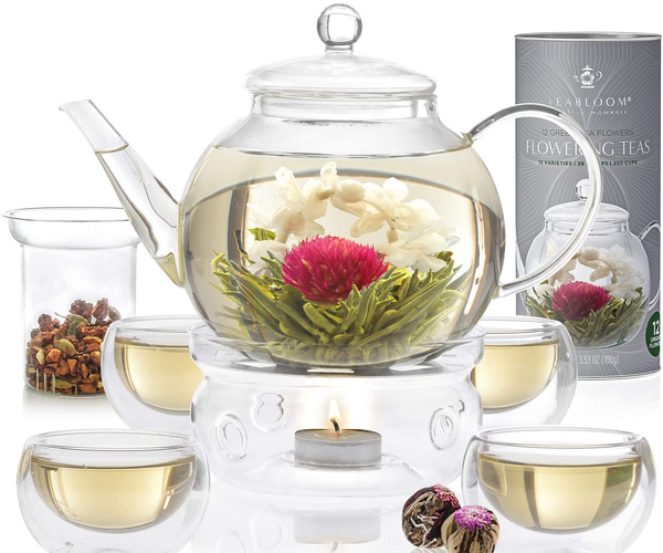 Blooming Tea Glass Pot Set