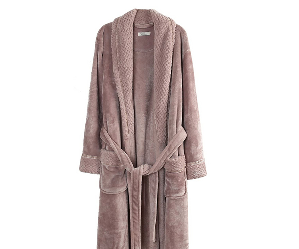 Richie House Plush Fleece Robe
