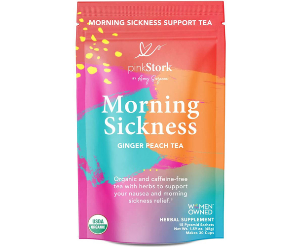 Pink Stork Morning Sickness Tea: Ginger Peach