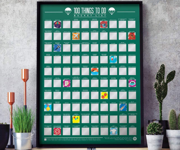 100 Things Bucket List Poster