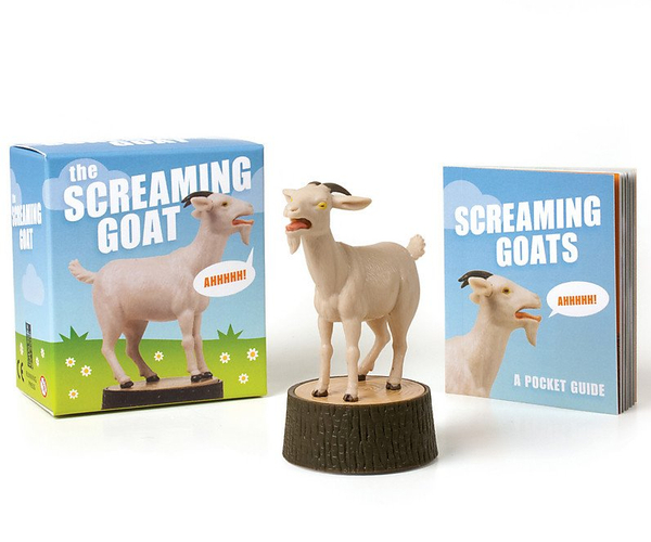 The Screaming Goat Figurine