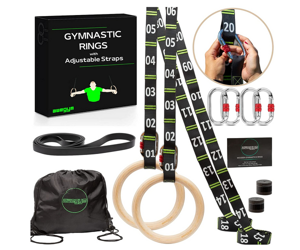Adjustable Gymnastic Ring Practice Set