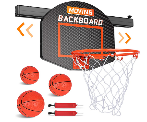 Moving Backboard Basketball Set