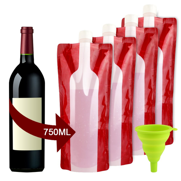 Portable Wine Bottle Bag Flasks