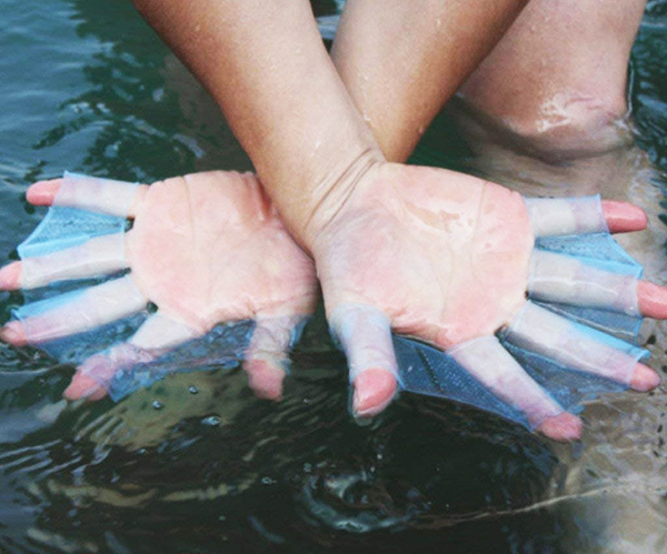 Webbed Fingers Swimming Gloves