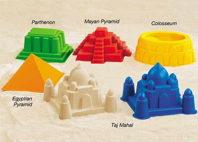 World Landmarks Sand Molds