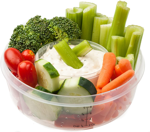 Fruit and Veggie Bowl with Removable Ice Pack