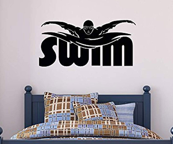 Swim Vinyl Wall Decal