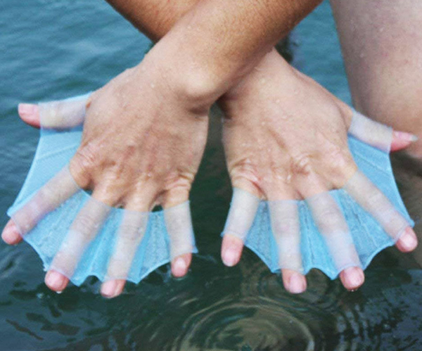 Webbed Fingers Swimming Gloves