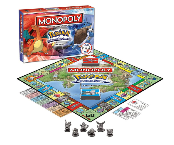 Pokemon Monopoly: Kanto Edition