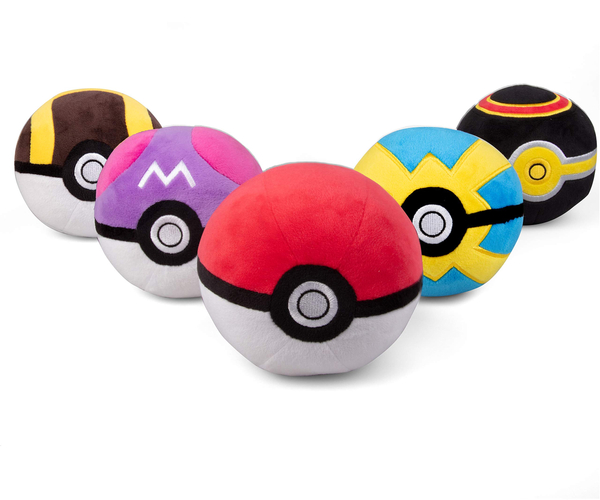 Pokémon Pokéball Plush 5-Pack