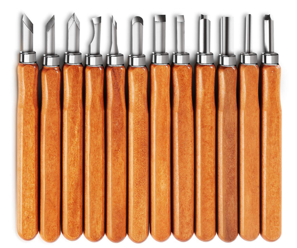 12 Piece Woodcarving Set