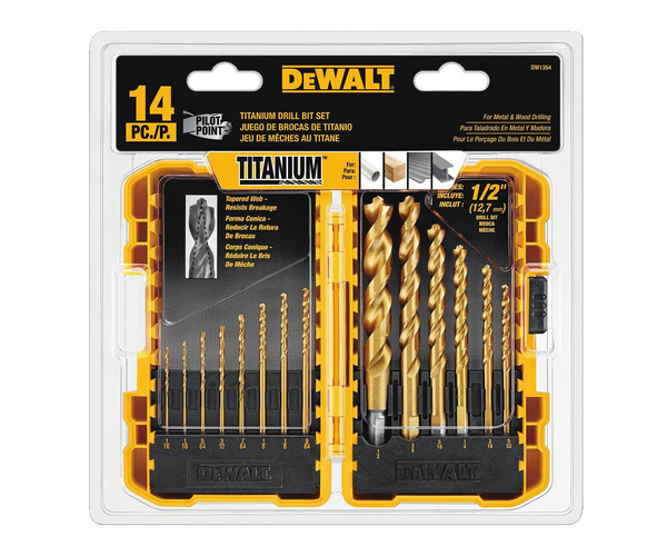 Dewalt Titanium Drillbit Set