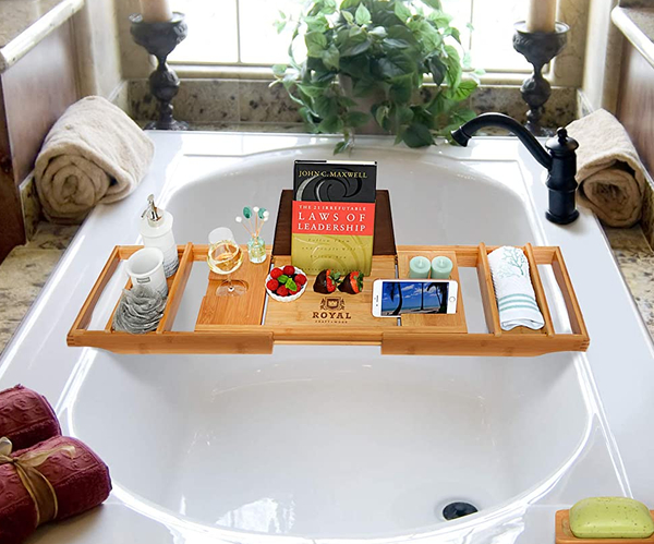 Wood Bath Caddy
