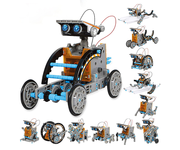 Sillbird 12-in-1 DIY Solar Robot Toy Kit