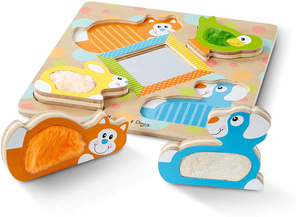 First Play Wooden Touch & Feel Puzzle