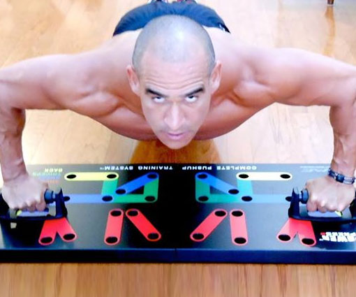 Color Coded Push-Up Training System