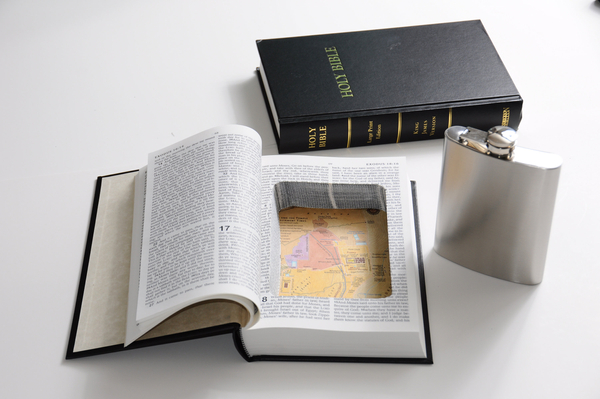 Bible Hidden Flask Book Safe