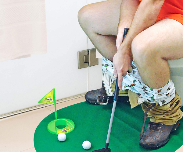 Potty Putter Toilet Golf Game