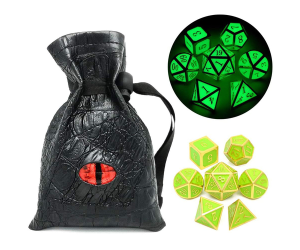 Glow in the Dark Dungeons and Dragons Dice Set
