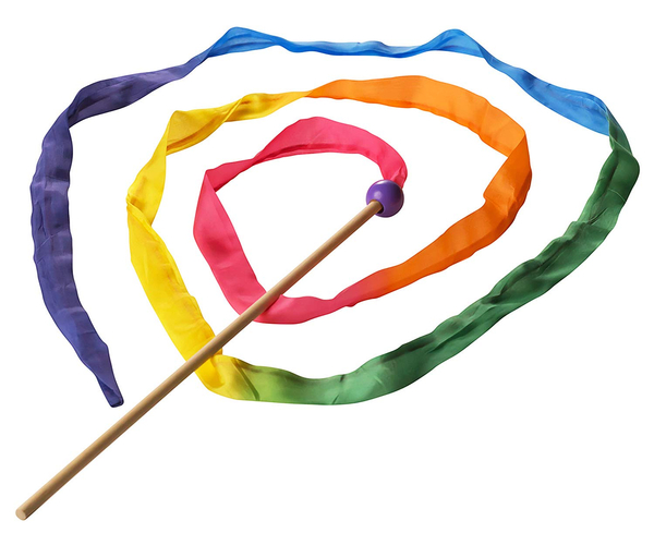 Sarah's Rainbow Silk Streamer