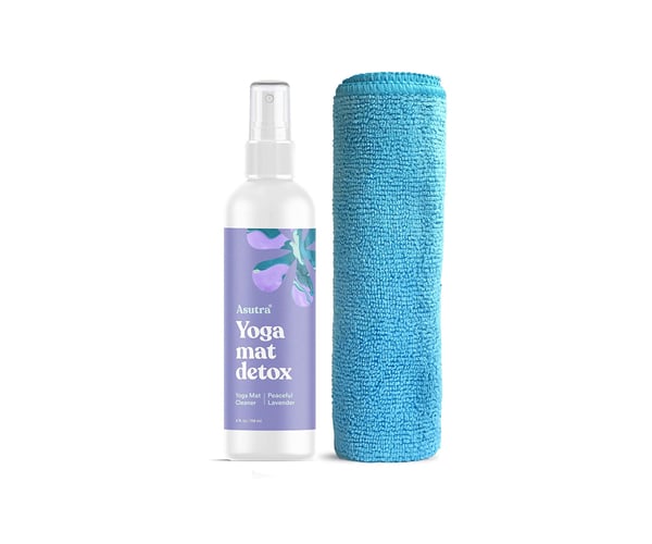 Organic Yoga Mat Cleaner & Towel