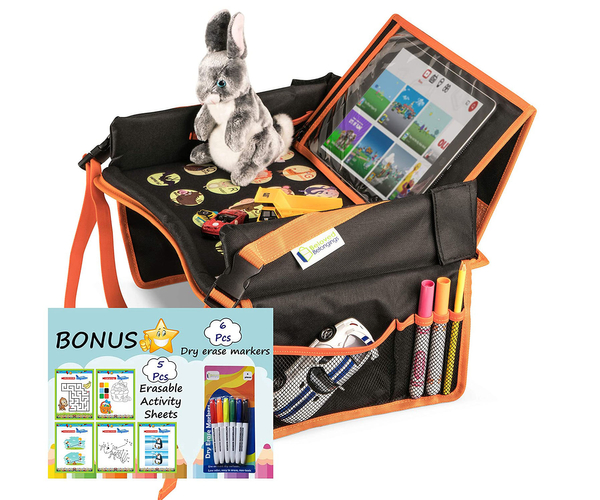 Kid's Travel Organizer and Lap Tray